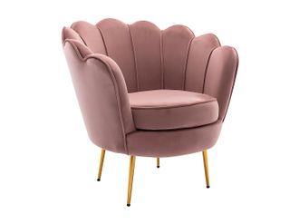 Vente-Unique Sill&oacute;n de terciopelo DANDELION - Rosa de Pascal Morabito