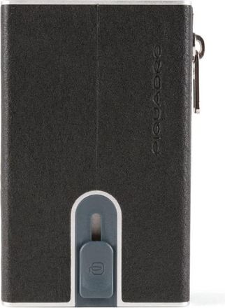 Piquadro Pop-up wallet with money pocket - Heren - Portefeuilles - Zwart - ONE Size - Accessoires