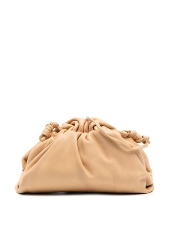 Bottega Veneta 2012-2025 Lambskin The Mini Pouch crossbody bag - Marrone