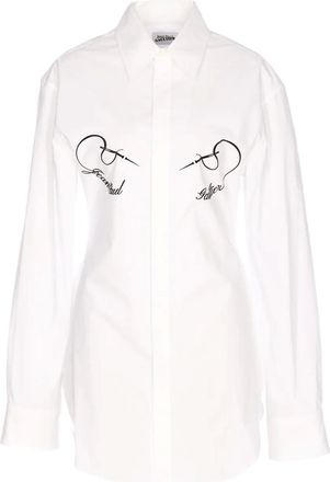 Jean Paul Gaultier Camicia con stampa - Bianco