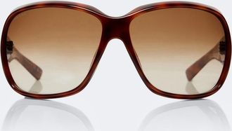 Gucci Gucci Script square sunglasses