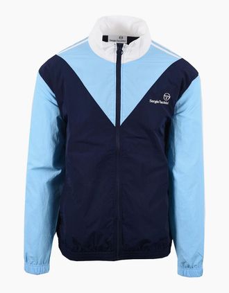 Sergio Tacchini Mens SERGIO TACCHINI CORTESE TRACK JACKET MARITIME BLUE/BALTIC SEA/GARDENIA - Size: 40