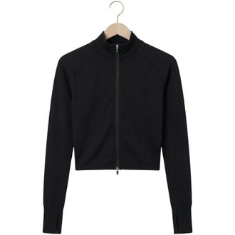 Aim'n Shape Seamless Zip Jacket - Dames - Sport - Zwart - Maat: L Polyamide