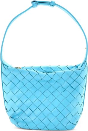 Bottega Veneta Wallace Shoulder Bag Intrecciato Nappa Candy bucket bag - Blu