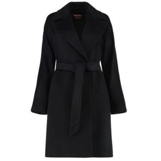 Max Mara Jassen, Dames, Zwart, S, Max Mara Studio Jassen