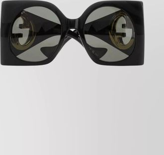 Gucci square frame sunglasses dark lenses