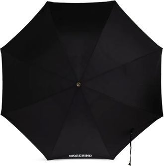 Moschino Ombrello con stampa - Blu