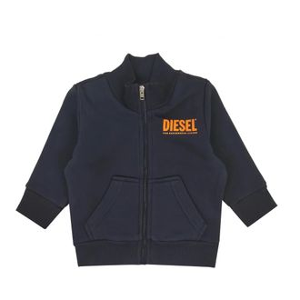 Diesel Zip-throughs, male, Blue, Size: 9 M Sonnyxb Zip-through Sweatshirt