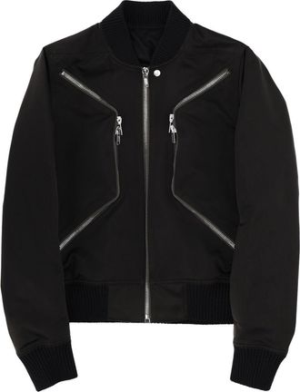Rick Owens Heizer Flight Oversize Polyester Jacket
