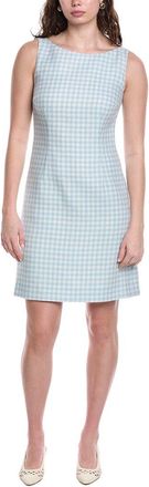 Oscar De La Renta Silk-Lined Wool-Blend Sheath Dress