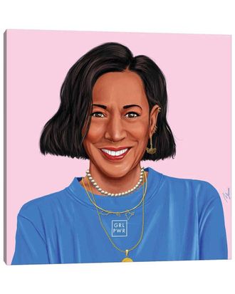 iCanvas Kamala Harris By Amit Shimoni Wall Art
