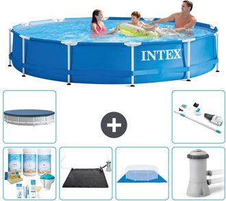 Intex Piscina Con Estructura Redonda - 366x76 Cm - 7-piezas S20429