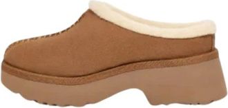 UGG Ugg, Schoenen, Dames, Bruin, 39 EU, Leer, New Heights Cozy Clog