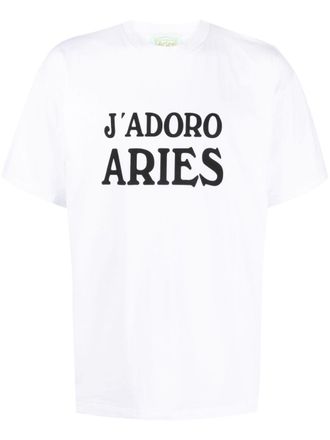 Aries JAdoro Aries cotton T-shirt - White