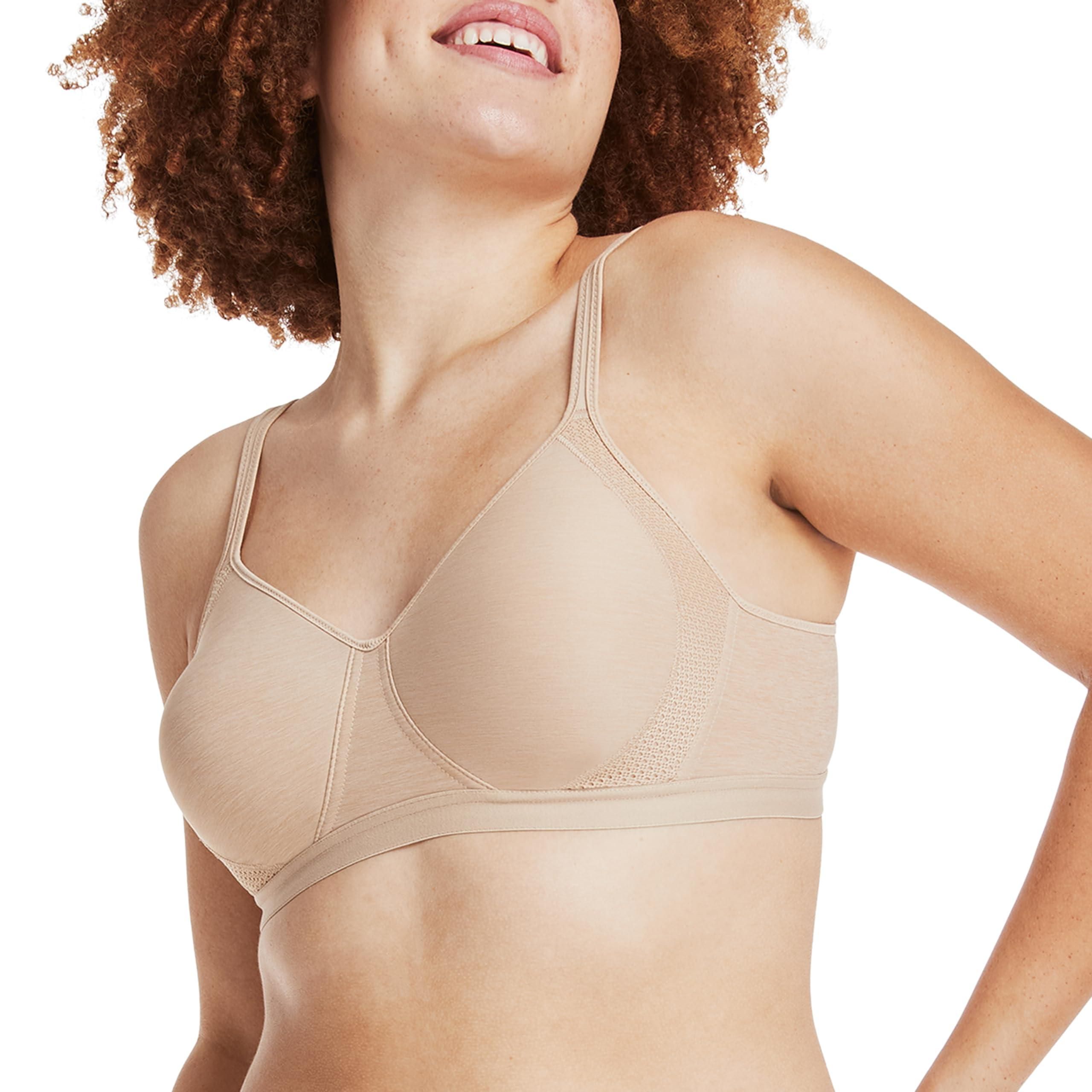 Hanes Damen Bralette 2er-Pack – Undurchsichtig, Weich & Bequem