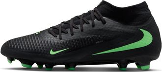 Nike Mens Phantom 6 High Academy Multi-Ground Soccer Cleats in Black | HQ2278-001