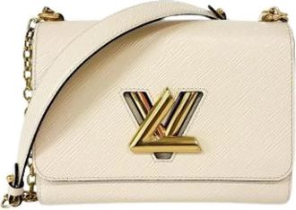 Louis Vuitton Pre-owned Twist Handbag - Dames - Vintage Schoudertas - Beige - ONE Size - Leer - Vintage