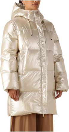 Nukus Metallic Tessie Coat voor dames - Dames - Winterjassen - Geel - XL - Jassen