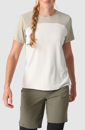 Outdoor Research Freewheel MTB Short Sleeve Jersey T-Shirt in Pro Khaki/Oyster at Nordstrom, Size Xx-Large