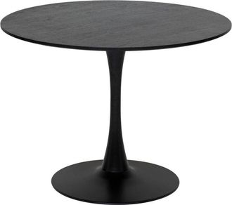 Atmosphera Mesa De Comedor Elias Negra D102x76cm Atmosphera Cr&eacute;ateur DInt&eacute;rieur