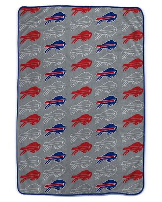 Pegasus Sports Buffalo Bills Nfl Team Logomania Oversized Fleece Blanket