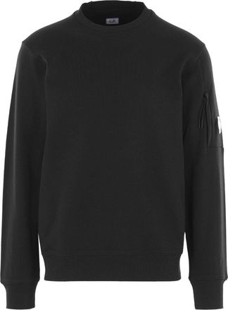 C.P. Company Sweatshirts Crew Neck in Diagonal Raised Fleece