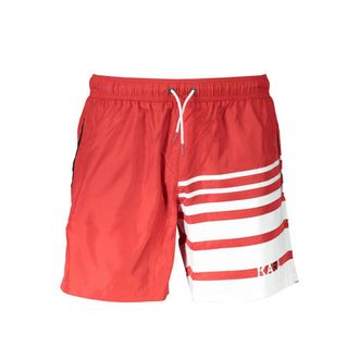 Karl Lagerfeld Rosso Poliestere Heren Zwem Boxer
