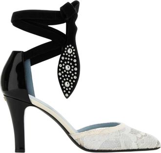 Valentino Garavani Foliefoliage Pumps - Dames - Pumps - Veelkleurig - 38 1/2 EU - Leer - Schoenen