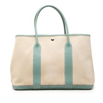 Herm&egrave;s Pre-owned Hermes Toile and Negonda Garden Party 36 Tote Ladies CSO1O5XBTKGP7FRZ