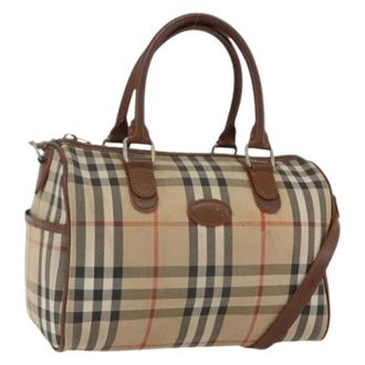 Burberry Pre-owned Handbags, female, Beige, Size: ONE SIZE Pre-owned Hand Bag