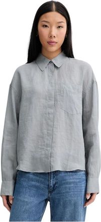 Marc O'Polo Donna, Camicette, Grigio, XS, new