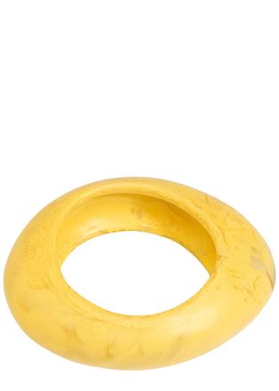 Dinosaur Designs Medium Rock Bangle - Yellow - One Size