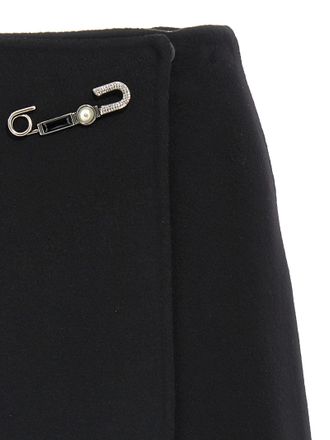 Ermanno Scervino Virgin Wool Long Womens Skirt