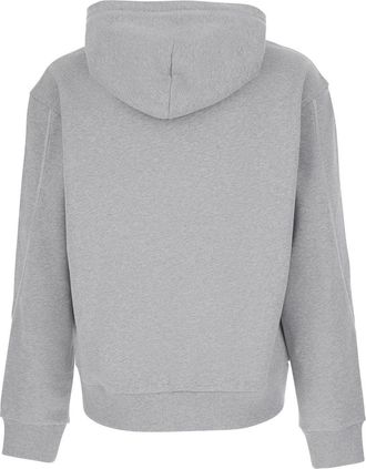 Givenchy Mens Hooded Sweatshirt Grey Cotton Sweatshirts Sweater