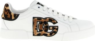 Dolce & Gabbana White Logo Sneakers