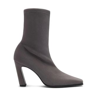 Stuart Weitzman Stassi Stretch Bootie 85 - - Shoes - Donna - Grigio - 36 EU