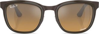 Ray-Ban Clyde round-frame sunglasses - unisex - Acetate - 53 - Brown