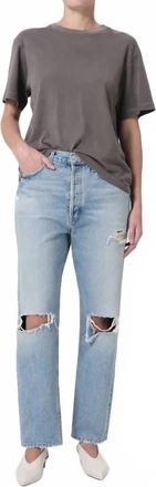 A Gold E 90s Mid Rise Loose Fit Jean In Threadbare