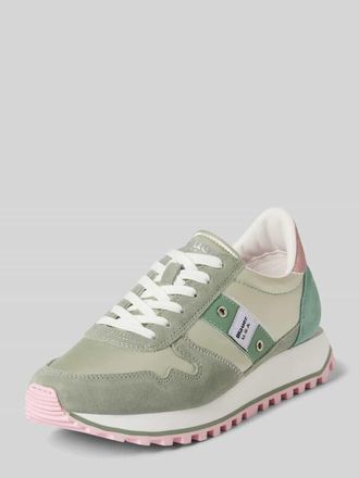 Blauer Sneaker mit Schn&uuml;rverschluss Modell MILLEN03 in Hellgruen, Gr&ouml;&szlig;e 37