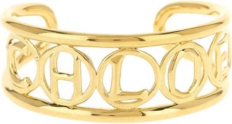 Chlo&eacute; Accessoires, Dames, Geel, ONE Size, Script Cuff
