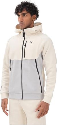 Puma Pumatech Full-Zip Hoodie - Heren - Vesten met rits - Wit - S - Hoodies & sweatvesten