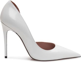 PARIS TEXAS White Leather Pumps