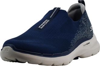 Skechers Mens Gowalk 6-Stretch Fit Slip-on Athletic Performance Walking Shoe, Navy/Charcoal, 10.5 UK