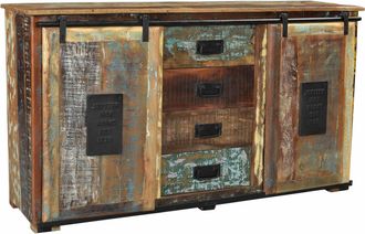 SIT Sideboard »Jupiter« aus recyceltem Altholz, Shabby Chic, Vintage