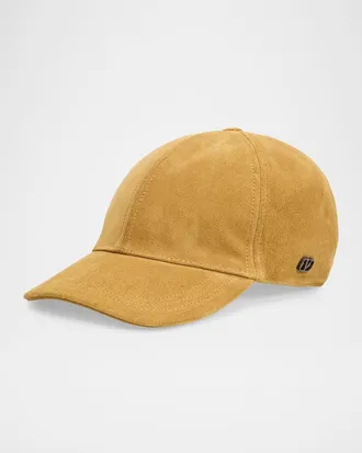 Valentino Garavani Men & apos;s VLogo Leather Six-Panel Baseball Hat