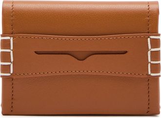 J.W.Anderson Loafer Leather Card Holder - Tan - One Size