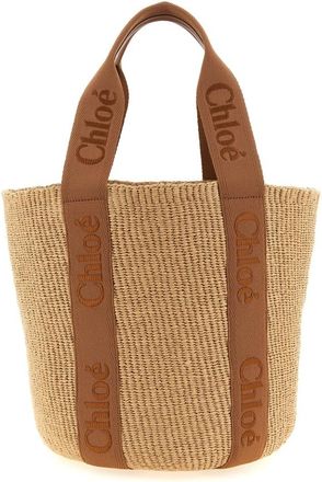 Chlo&eacute; Woody Large Shopping Bag