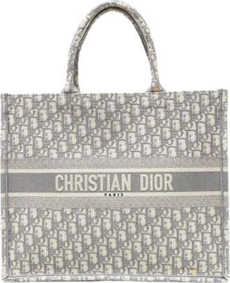Dior Pre-owned Canvas totes - Dames - Vintage Shopper - Grijs - ONE Size - Vintage