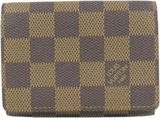 Louis Vuitton Pre-owned Wallets, female, Brown, Size: ONE SIZE Pre-owned Canvas Wallet