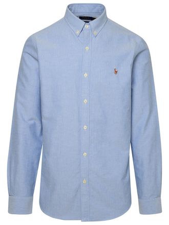 Polo Ralph Lauren Light Blue Oxford katoenen shirt